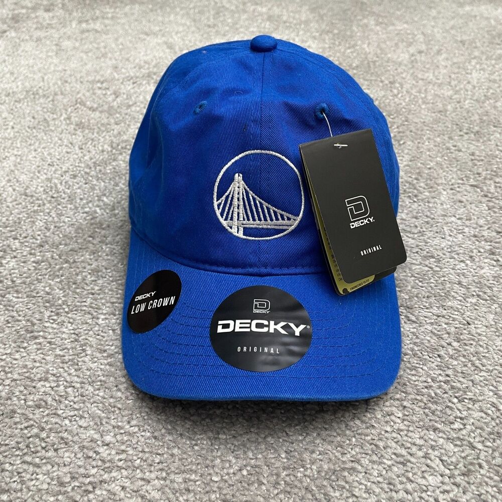 Decky Golden States Warriors Hat Cap Unisex Adult Blue Adjustable NBA NWT New